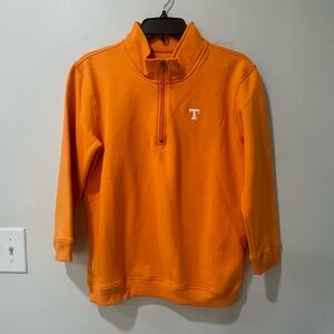 NWT Volunteer Traditions Power T Quarter Zip Pullover Orange Tennessee Vols Kids